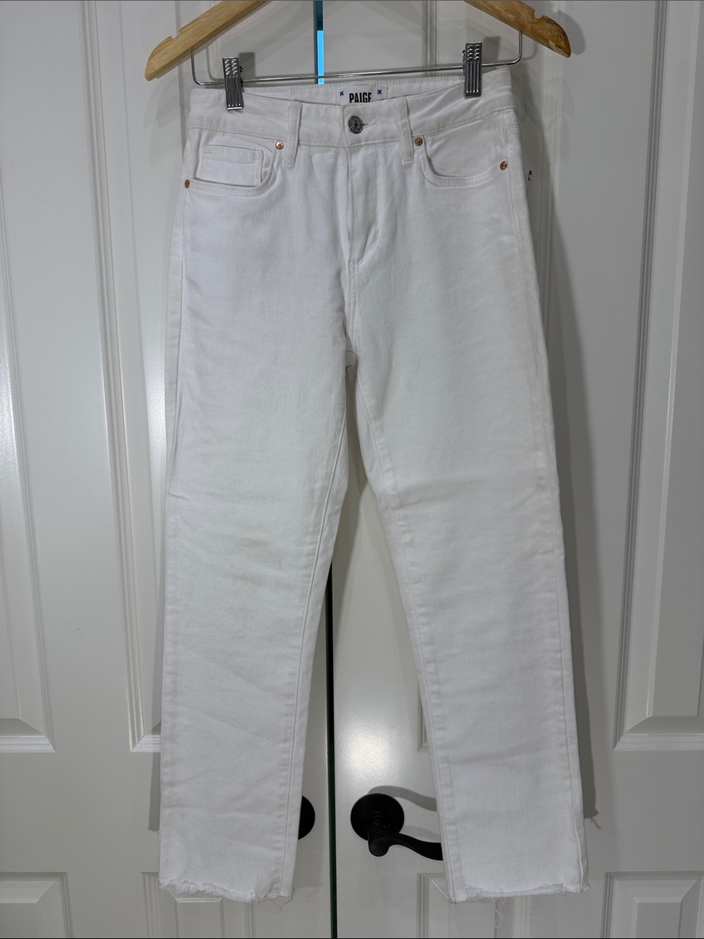 BRAND NEW PAIGE Cindy Straight-Leg High Rise Jeans Size 26